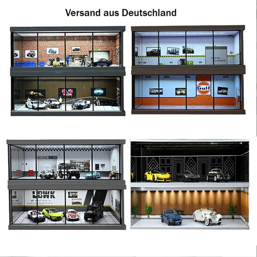Diorama garage modell - garage,