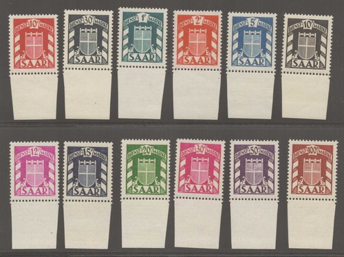 Saarland 1949 dienst - 1949, mi.