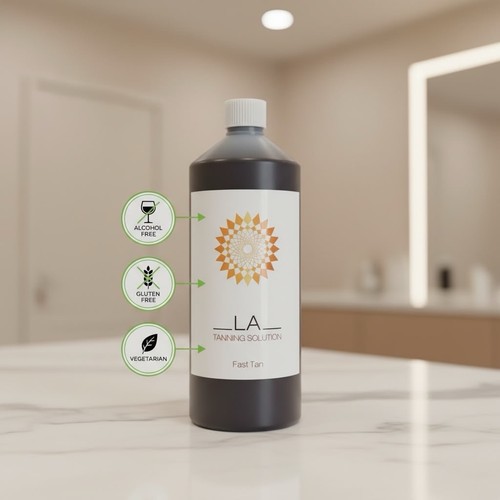 Liter bottle fast tan - bottle, of
