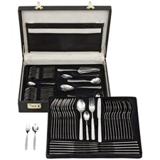 GRÄWE Besteckset Besteckkoffer 68-teilig aus Edelstahl 12 Personen Besteck