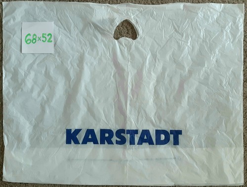 Alte plastiktüte karstadt - plastiktüte ,