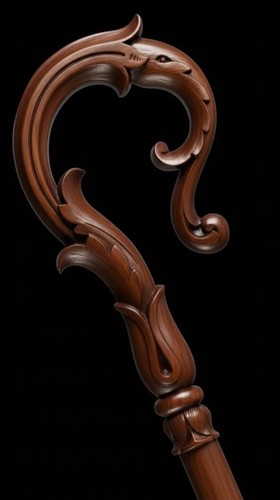 Holz crozier polnischer stab - polnischer,