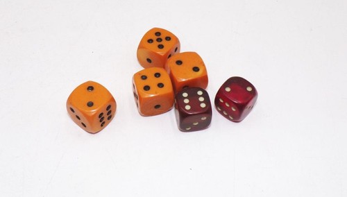 Alter catalin würfel stück - 6,
