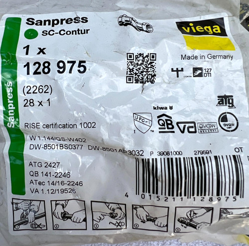 Viega sanpress verschraubung - sanpress,