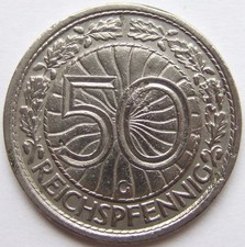 Münze Weimarer Republik 50