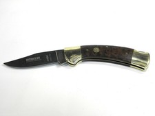 BÖKER Solingen , 2001 TH 440 C  , Zweihand-Klappmesser , Wurzelholz