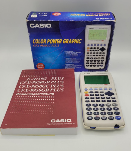 Casio cfx 9850gc - casio, cfx-9850gc