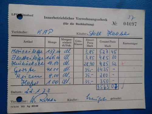 Ddr ersatzgeld lpg hinsdorf - ddr-ersatzgeld,