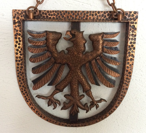 Wappen adler kupfer handarbeit - wappen,