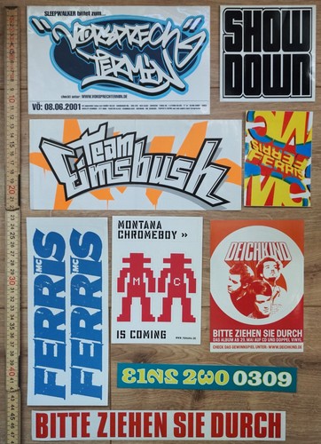 Hamburg nostalgie sticker - hamburg, set