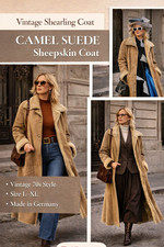 Vintage Shearling Mantel
