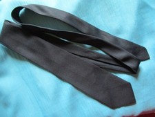 Feuerwehr Schlips Krawatte ohne Emblem Ausgehuniform  dunkelblau 137 cm lang