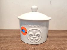 NEU Knoblauchtopf weiß