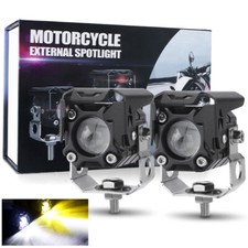 2x Motorrad LED Scheinwerfer