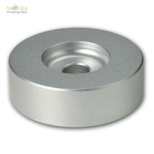 Mittelstück für 7" Singles, Aluminium Puck Asp2, Schallplatten Einsatz / Adapter