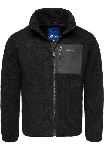 Herren fleecejacke teddyfleece - fleecejacke,