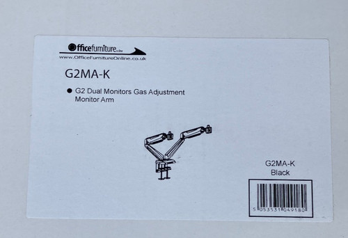 Dual monitor arm mit gasdruck - monitor,