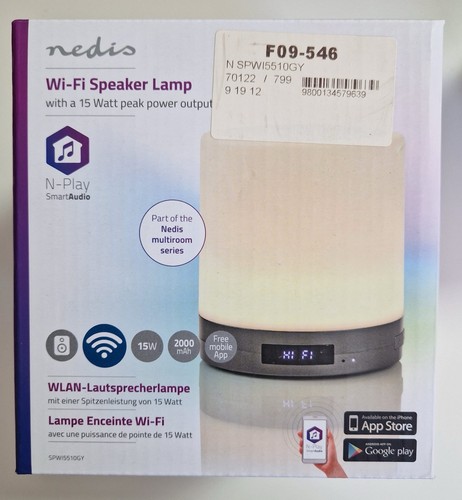 Wlan lautsprecherlampe nedis - wlan,