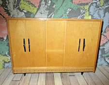Puppenmöbel Möbel 50er Jahre Schrank Kleiderschrank für Puppenhaus Puppenstube