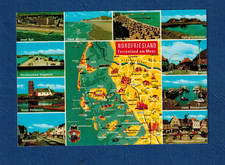 AK Nordfriesland Ferienland am Meer Sylt, Amrum, dagebüll, Bredstadt  1983