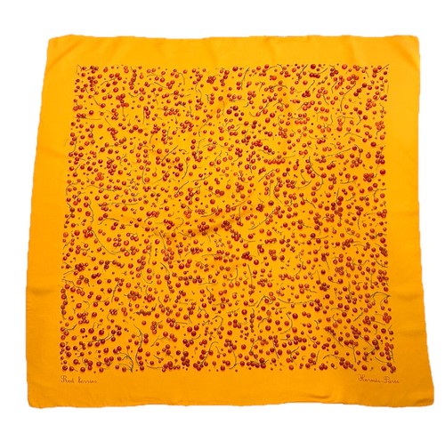 Halstuch hermès rote beeren - halstuch,
