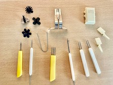 Knittax Zubehör - Musterrädchen - Wechselvorrichtung - Fadenführer - Deckernadel