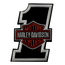 Harley Davidson Patch #1 Bar & Shield Aufnäher Badge Abzeichen Emblem Kutte Bike