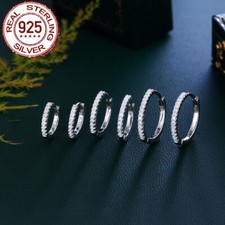 925 Massive Sterling Silber CZ