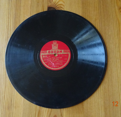 Schellackplatte zarah leander - zarah,