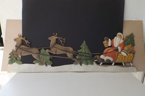 Alter weihnachtsmann pappmache - weihnachtsmann,