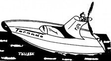 Bauplan Tornado Modellbauplan Rennboot Schiffsmodell