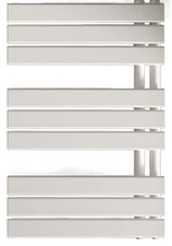 Design EMKE Badheizkörper Elektrisch / Warmwasser Handtuchwärmer Weiß 76 x 60 cm