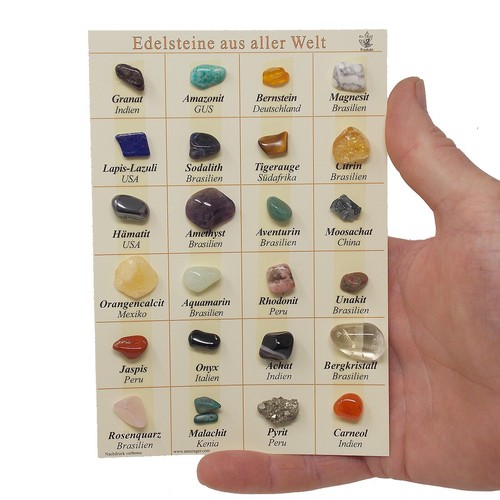 Mineralien sammlung mit - mineralien,