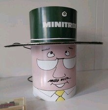 MINITRIX Schaufenster Werbe Kopf Reklame Lok 12840 V36 Wagen Selten Zylinder Rar