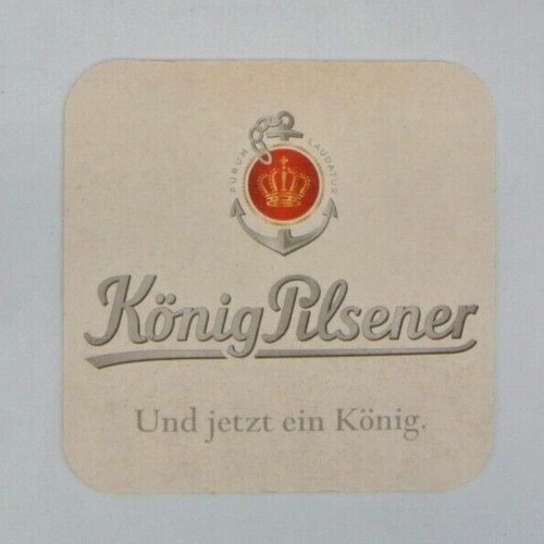 König pilsener bierdeckel - könig,