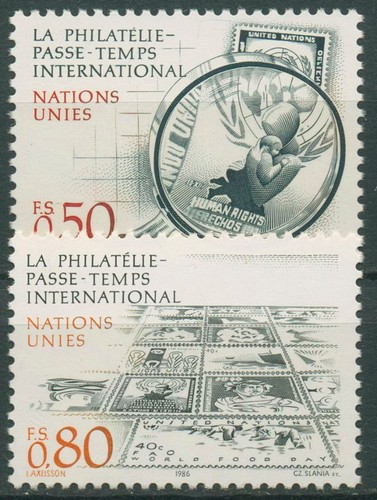 Uno genf 1986 briefmarken - 1986,
