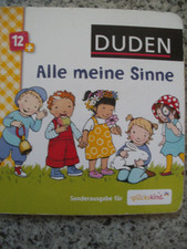 Kinder-Buch, Pappbuch "DUDEN Zwerge / Alle meine Sinne" Sonderausgabe Glückskind