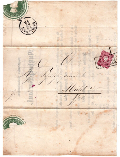 Deutsches reich brief - deutsches,
