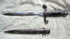 Dekorativer Dolch mit Scheide Sammlerstück Zierdolch Mittelalter-Fantasy Stil