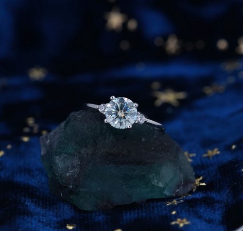 Moissanit ring statement 925 - moissanit,