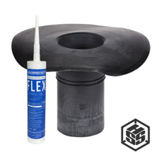 EPDM Dachablauf Gully DN