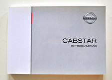 Nissan Cabstar Handbuch Betriebsanleitung  August 2012