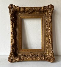 Bilderrahmen Gold Antik Falzmaße 30,7 x 20,5 cm Barock Stil Prunkrahmen