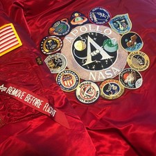 Alpha Industries Ma1 Apollo Bomberjacke M rot