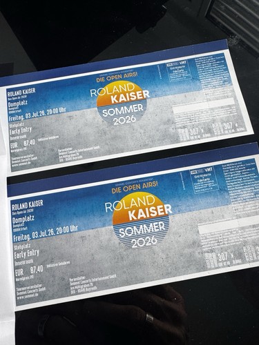 Roland kaiser tickets - 2,