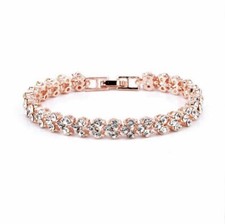 Tennis Armband Sport Zirkonia Strass Silber Gold Cubic Damen Mode Schmuck