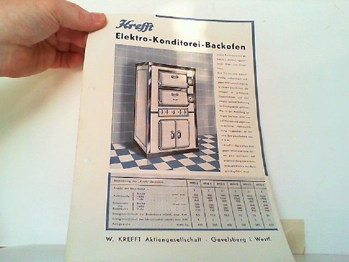 Werbeblatt für krefft - werbeblatt,
