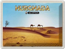 Blechschild 30x40 cm Hurghada