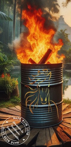 Feuertonne pferdekopf - feuertonne,