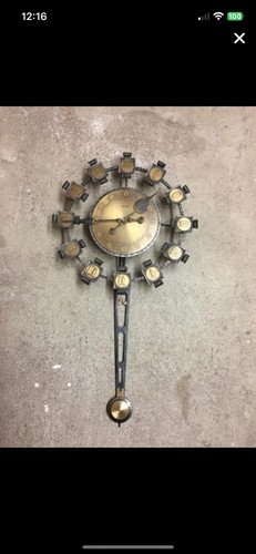 Wanduhr antik defekt - wanduhr,